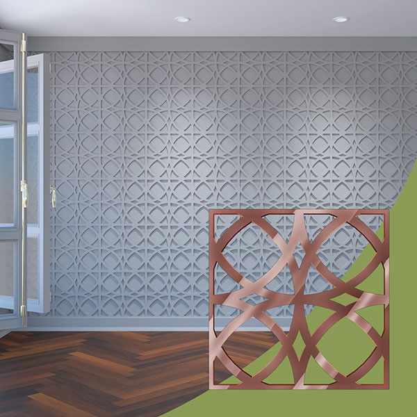 Ekena Millwork WALA16X16X0125FLTRG