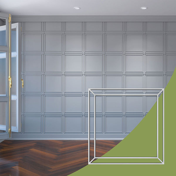 Ekena Millwork WALA16X16X0125FPYGR