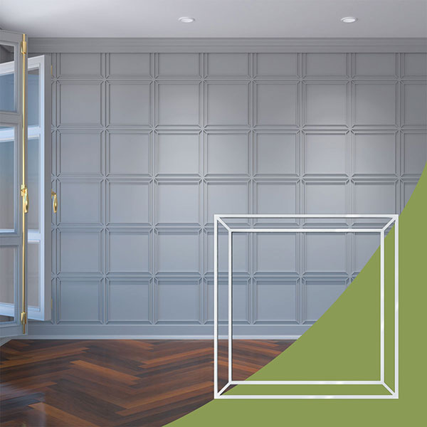 Ekena Millwork WALA16X16X0125FPYWH