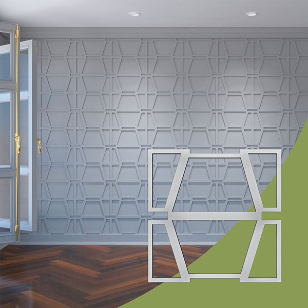 Ekena Millwork WALA16X16X0125GLYGR