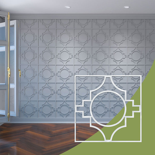 Ekena Millwork WALA16X16X0125GYPWH