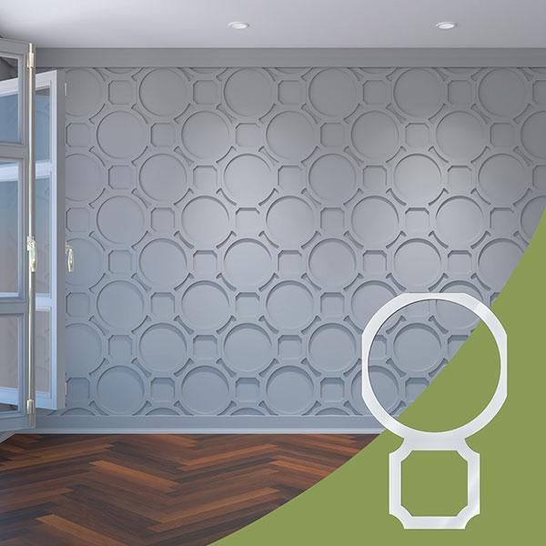 Ekena Millwork WALA16X16X0125HEMWH