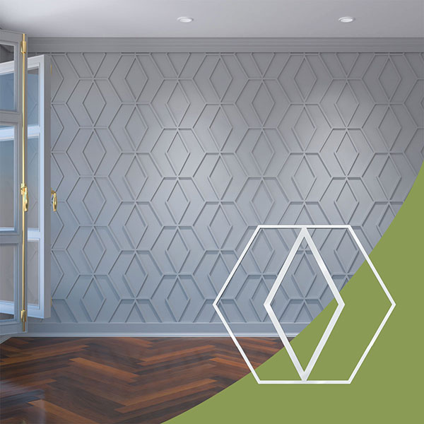 Ekena Millwork WALA16X16X0125HREWH