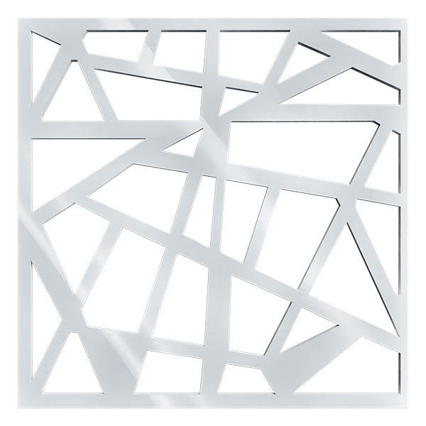 Ekena Millwork WALA16X16X0125HSBWH