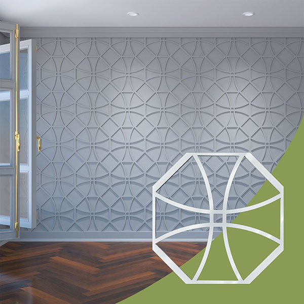 Ekena Millwork WALA16X16X0125HWLWH