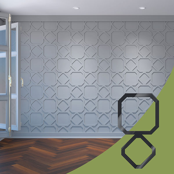 Ekena Millwork WALA16X16X0125LKHBL