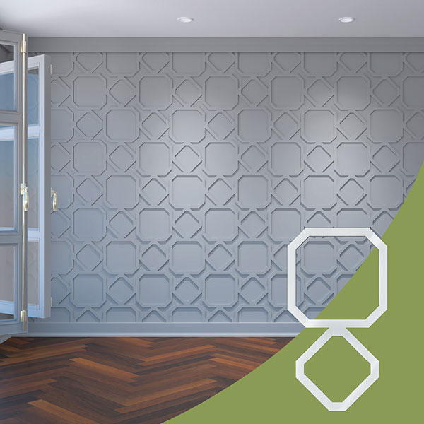 Ekena Millwork WALA16X16X0125LKHWH