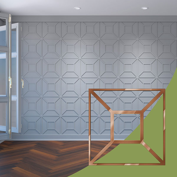 Ekena Millwork WALA16X16X0125MARBR