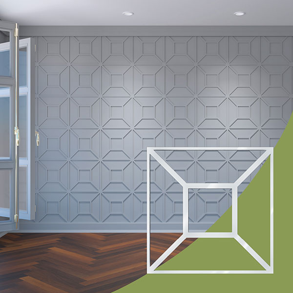 Ekena Millwork WALA16X16X0125MARWH