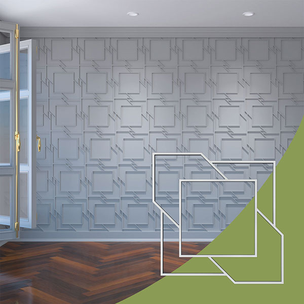 Ekena Millwork WALA16X16X0125MMTGR
