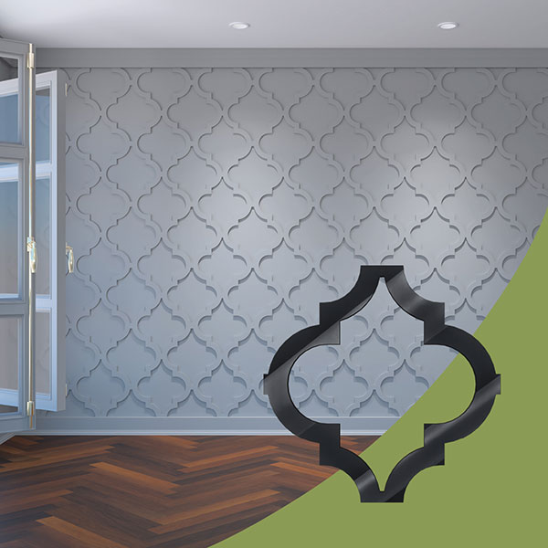 Ekena Millwork WALA16X16X0125MRKBL