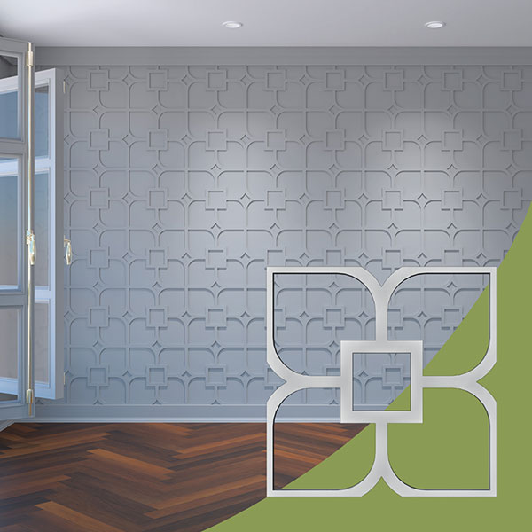 Ekena Millwork WALA16X16X0125OLVGR