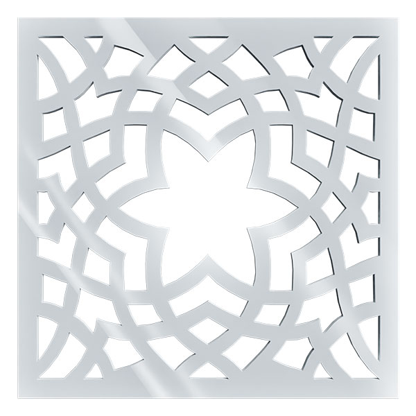 Ekena Millwork WALA16X16X0125PARWH