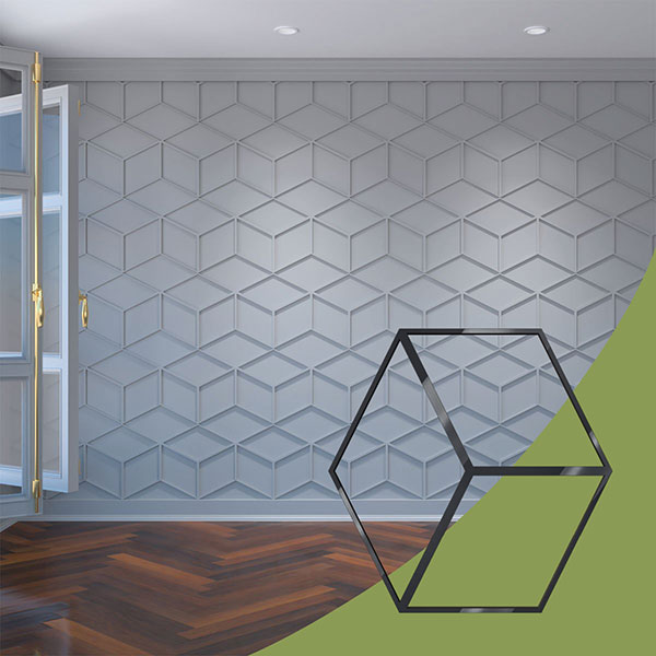Ekena Millwork WALA16X16X0125PBLBL