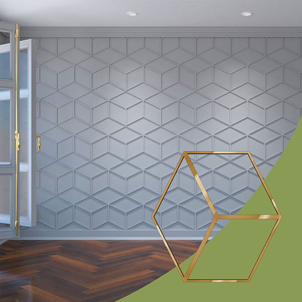 Ekena Millwork WALA16X16X0125PBLGO