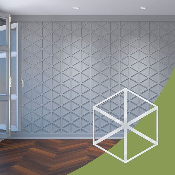 Ekena Millwork WALA16X16X0125PENWH