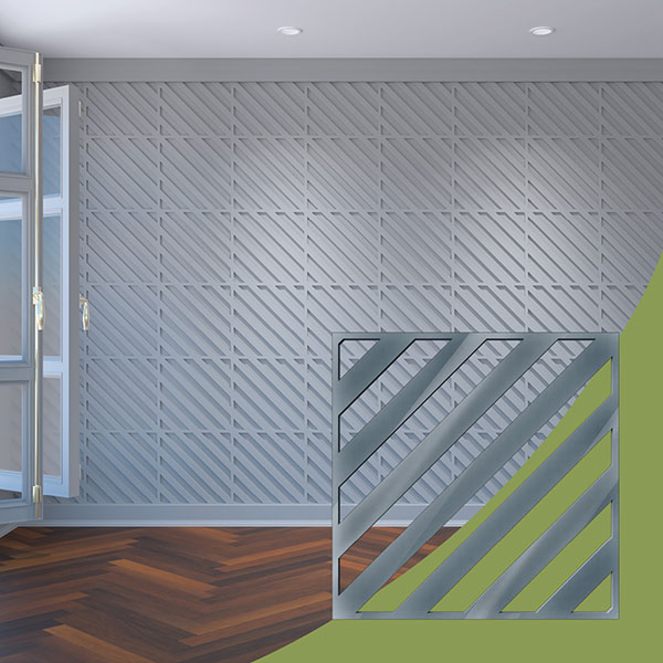 Ekena Millwork WALA16X16X0125RTWDG