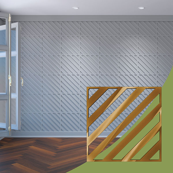 Ekena Millwork WALA16X16X0125RTWGO