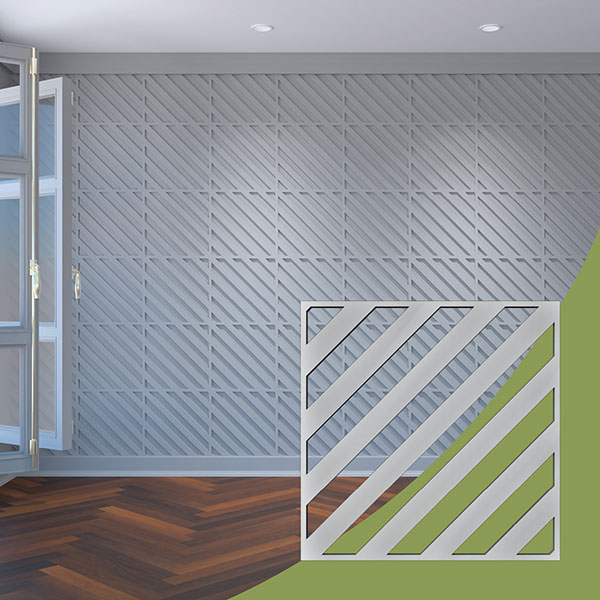 Ekena Millwork WALA16X16X0125RTWGR