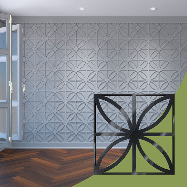 Ekena Millwork WALA16X16X0125SWNBL
