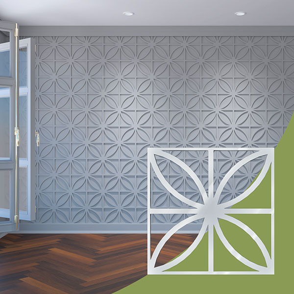 Ekena Millwork WALA16X16X0125SWNWH