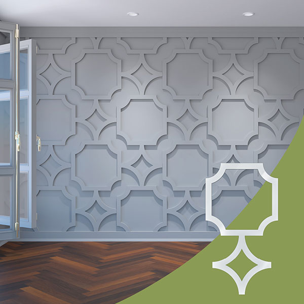 Ekena Millwork WALA24X24X0125ANDWH