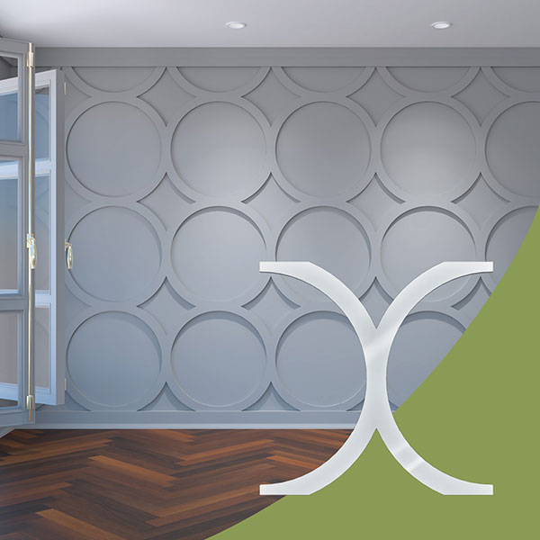 Ekena Millwork WALA24X24X0125BEAWH