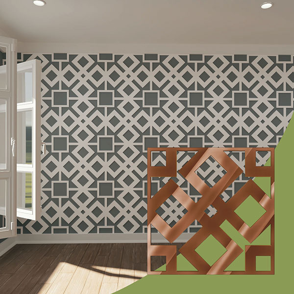 Ekena Millwork WALA24X24X0125BLEBR