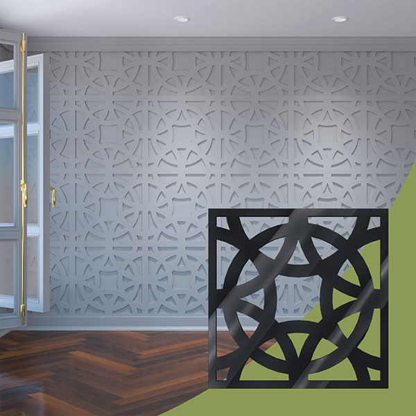 Ekena Millwork WALA24X24X0125BNEBL