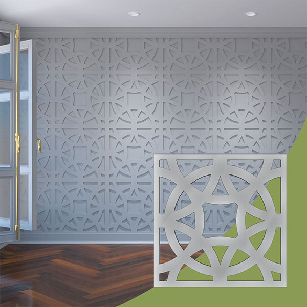 Ekena Millwork WALA24X24X0125BNEGR