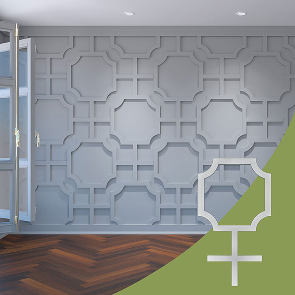 Ekena Millwork WALA24X24X0125BRDGR
