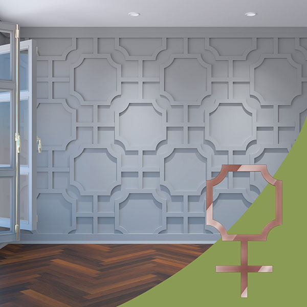 Ekena Millwork WALA24X24X0125BRDRG