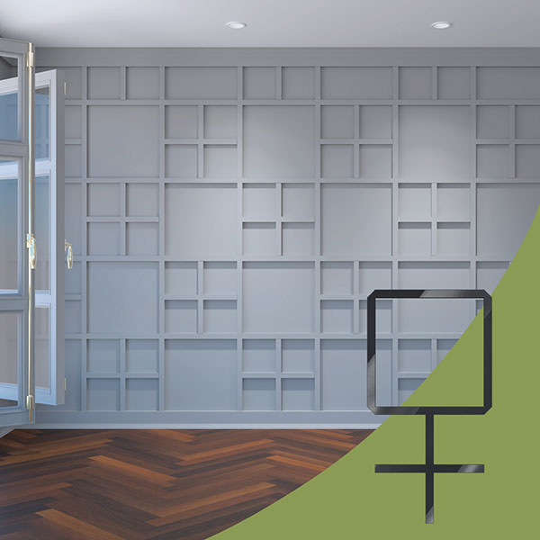 Ekena Millwork WALA24X24X0125BURBL
