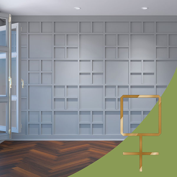 Ekena Millwork WALA24X24X0125BURGO