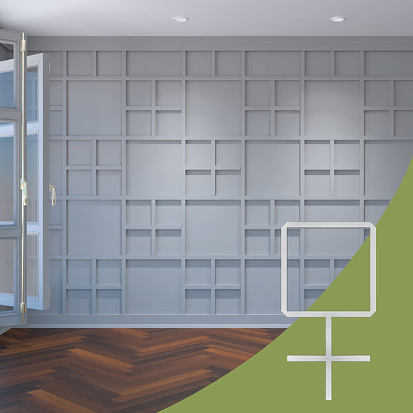 Ekena Millwork WALA24X24X0125BURGR