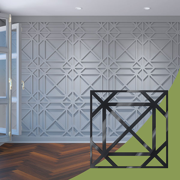 Ekena Millwork WALA24X24X0125BUXBL