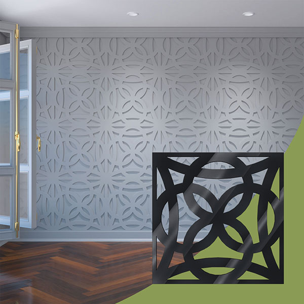 Ekena Millwork WALA24X24X0125BYTBL