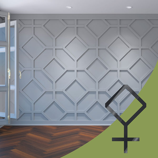 Ekena Millwork WALA24X24X0125CAMBL