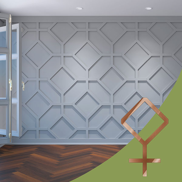 Ekena Millwork WALA24X24X0125CAMBR