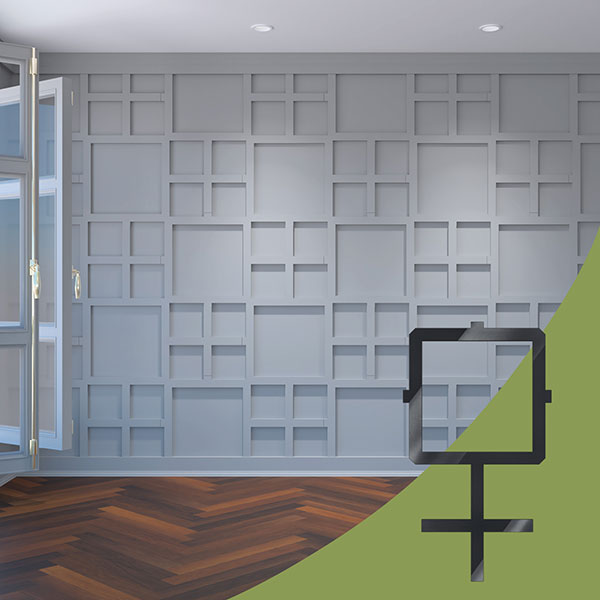 Ekena Millwork WALA24X24X0125CARBL