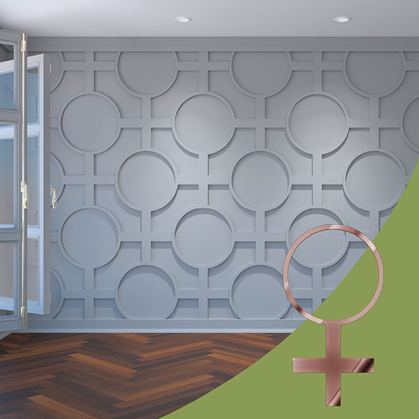 Ekena Millwork WALA24X24X0125CHFRG