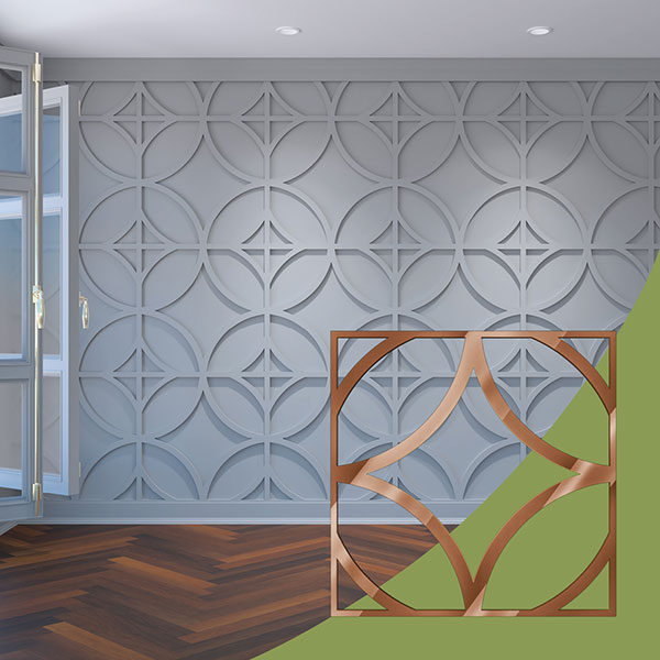 Ekena Millwork WALA24X24X0125CROBR