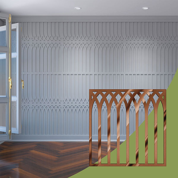 Ekena Millwork WALA24X24X0125CRPBR