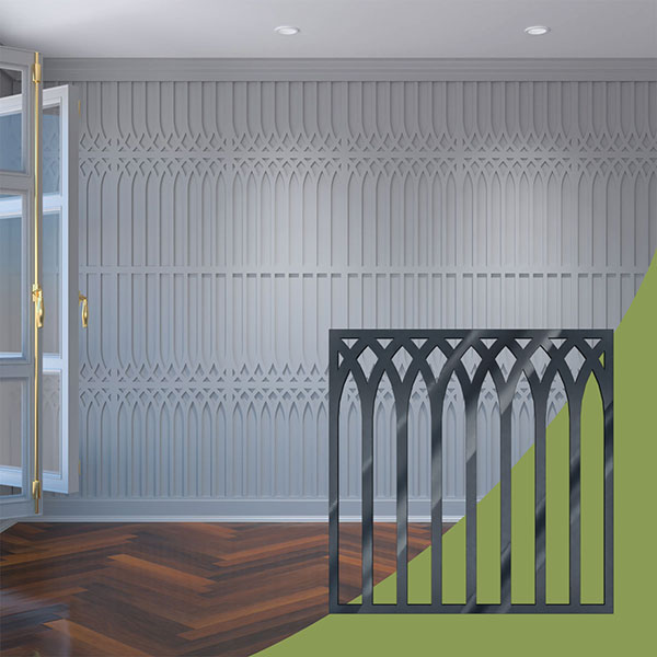 Ekena Millwork WALA24X24X0125CRPDG
