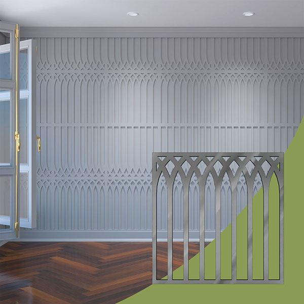 Ekena Millwork WALA24X24X0125CRPGR
