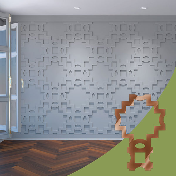 Ekena Millwork WALA24X24X0125CRVBR