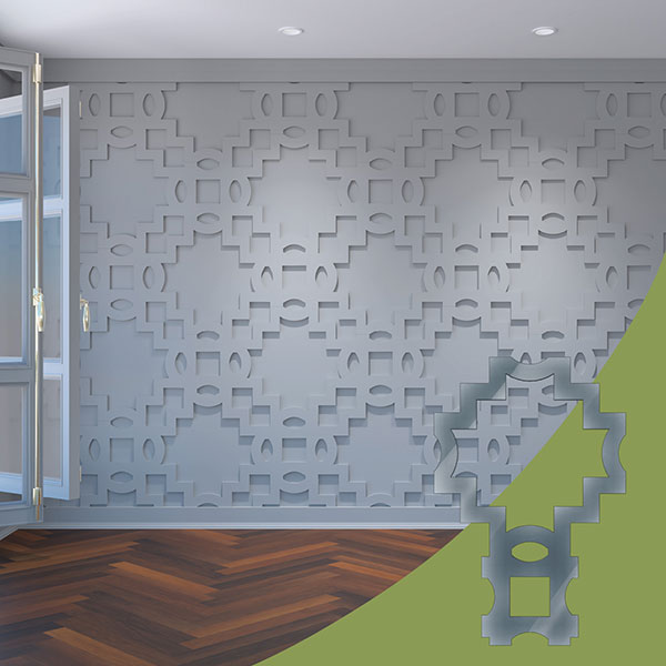 Ekena Millwork WALA24X24X0125CRVDG