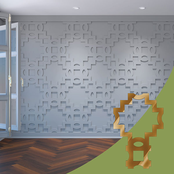 Ekena Millwork WALA24X24X0125CRVGO