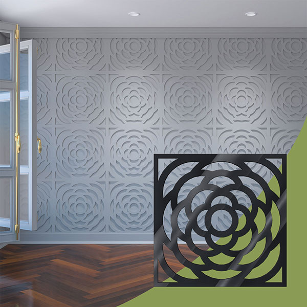 Ekena Millwork WALA24X24X0125EBGBL