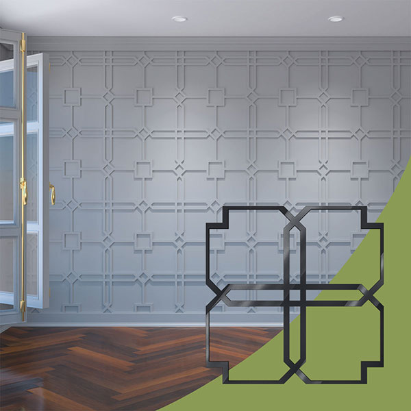 Ekena Millwork WALA24X24X0125EWDBL